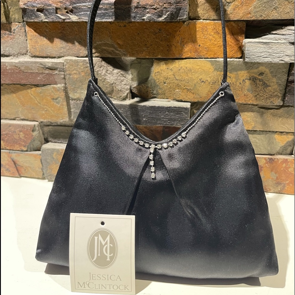 Jessica McClintock women’s black evening bag
